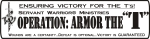 Armor the T generic button victory for the t's